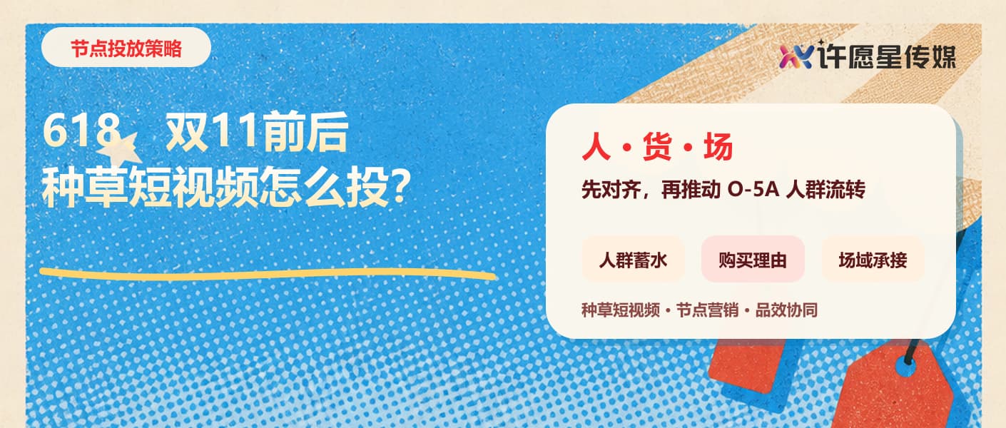 618、双11前后,种草短视频怎么投?封面